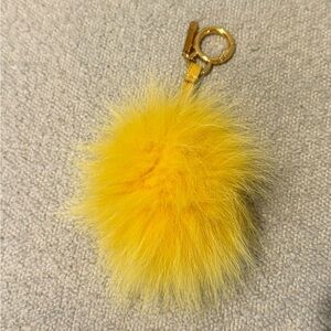 Fendi Pom Pom yellow
